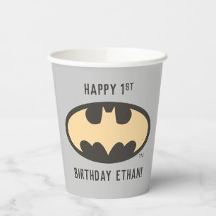 Batman Super Hero Erste Geburtstagskuppen Pappbecher