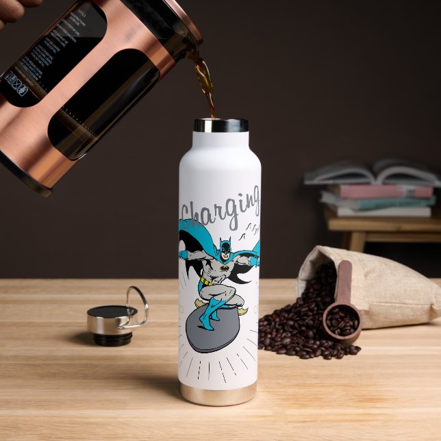Batman Surfing - Ladung! Trinkflasche (Kaffee)