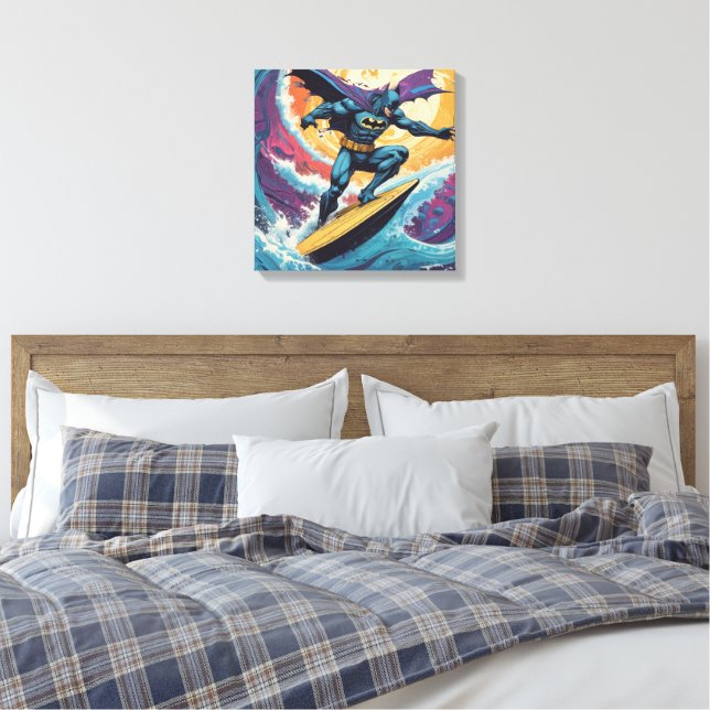 Batman surfing leinwanddruck (Insitu (Schlafzimmer))