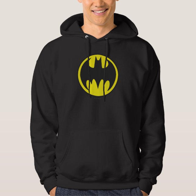 Batman Symbol | Bat Circle Logo Hoodie (Vorderseite)