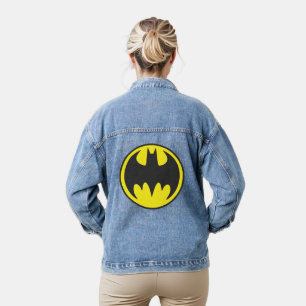 Batman Symbol Bat Circle Logo Jeansjacke