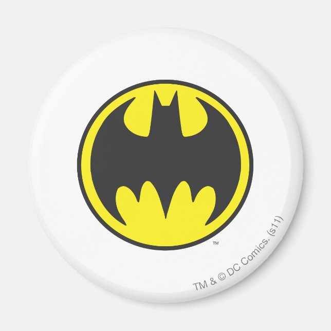 Batman Symbol | Bat Circle Logo Magnet (Vorne)