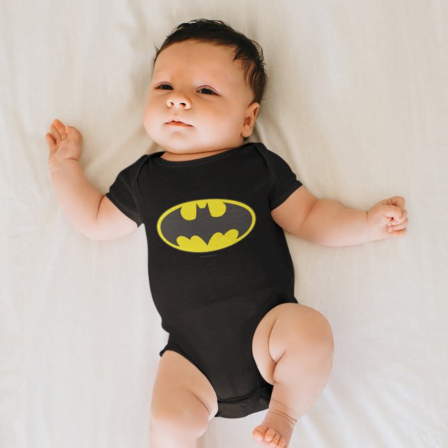 Batman Symbol | Becken-Oval-Logo Baby Strampler (Von Creator hochgeladen)