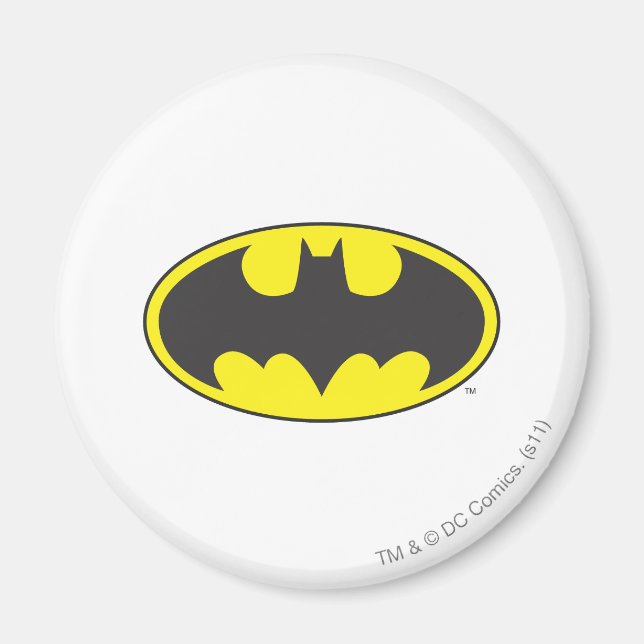 Batman Symbol | Becken-Oval-Logo Magnet (Vorne)