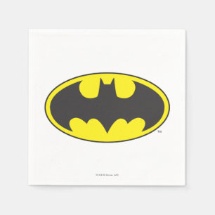 Batman Symbol   Becken-Oval-Logo Serviette