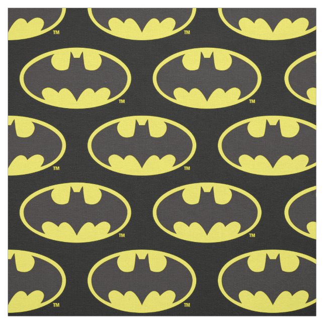 Batman Symbol | Becken-Oval-Logo Stoff (Muster)