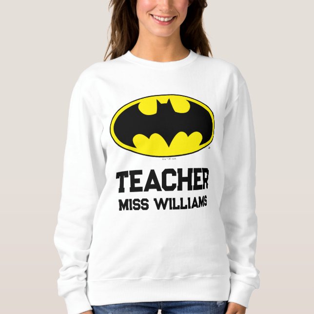 Batman Symbol | Becken-Oval-Logo Sweatshirt (Vorderseite)