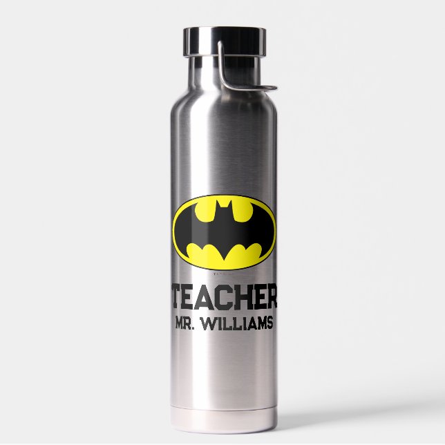 Batman Symbol | Becken-Oval-Logo Trinkflasche (Links)
