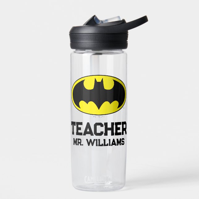 Batman Symbol | Becken-Oval-Logo Trinkflasche (Links)