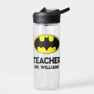 Batman Symbol Becken-Oval-Logo Trinkflasche