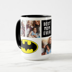 Batman Symbol   Beste Mama FotoCollage Tasse