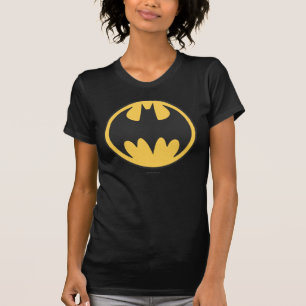 Batman Symbol   Dunkelgelbes Circle-Logo T-Shirt