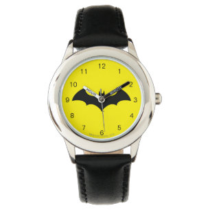 Batman Symbol   Einfache Bat-Silhouette Armbanduhr