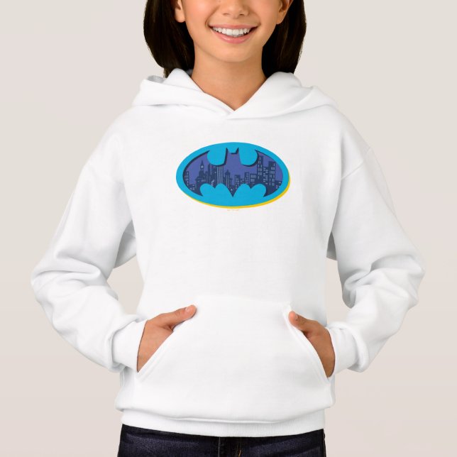 Batman | Symbol für die Stadt Arkham Hoodie (Vorderseite)