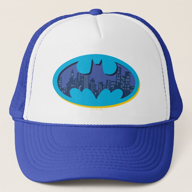Batman | Symbol für die Stadt Arkham Truckerkappe (Vorderseite)