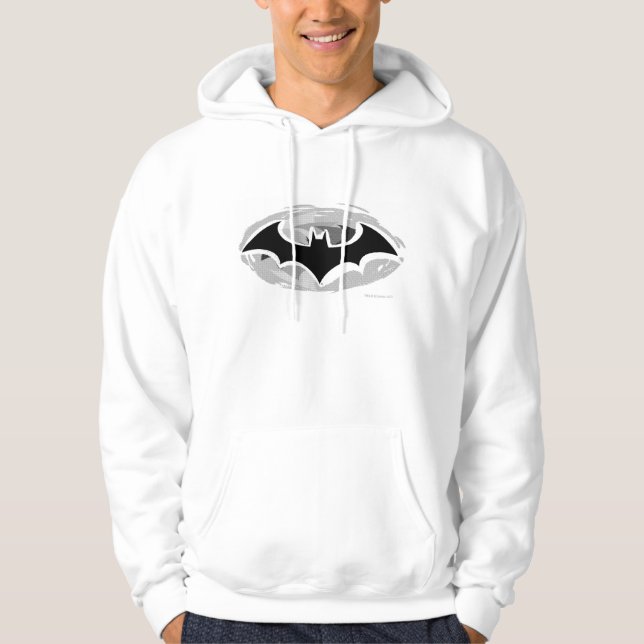 Batman Symbol | Gezeichnet Logo Hoodie (Vorderseite)