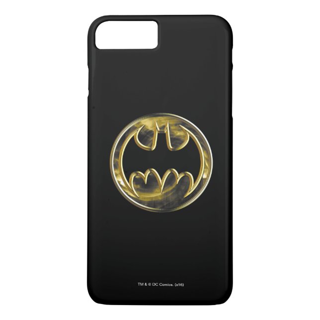 Batman Symbol | Gold-Logo Case-Mate iPhone Hülle (Rückseite)