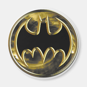 Batman Symbol   Gold-Logo Magnet