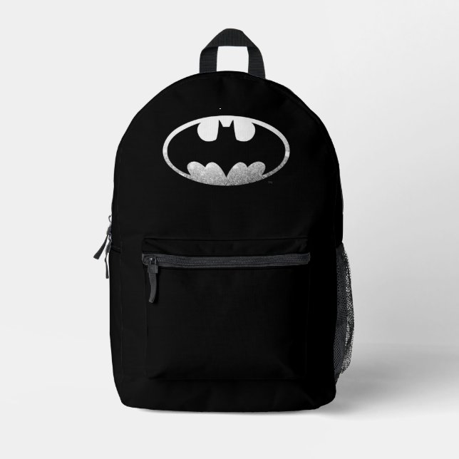 Batman Symbol | Grainy-Logo Bedruckter Rucksack (Vorderseite)
