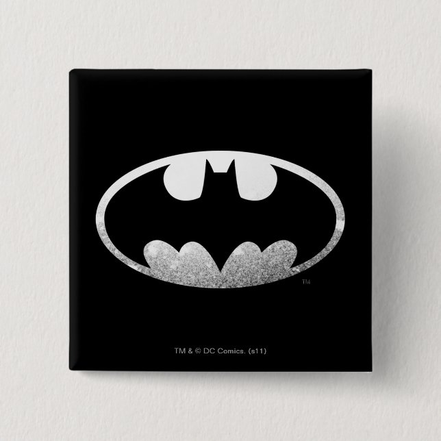 Batman Symbol | Grainy-Logo Button (Vorderseite)