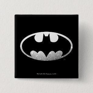 Batman Symbol   Grainy-Logo Button