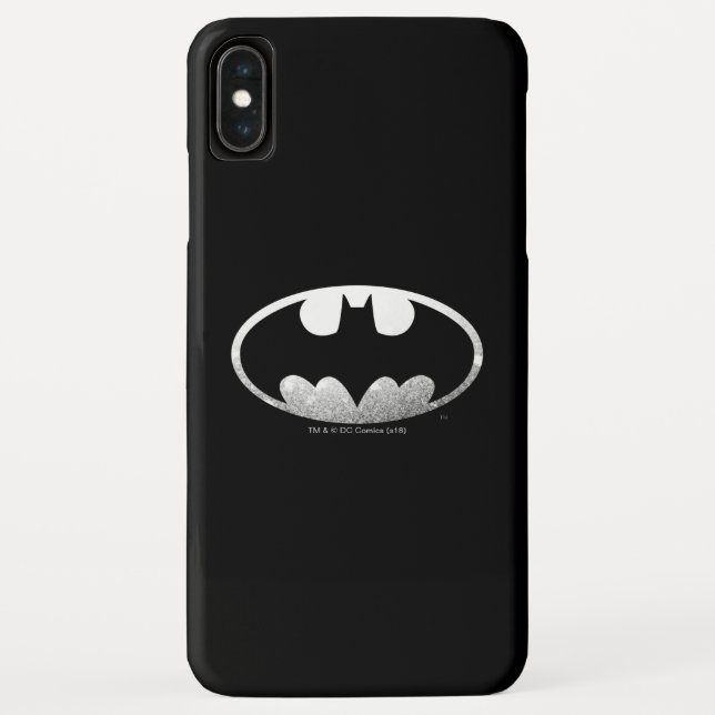 Batman Symbol | Grainy-Logo Case-Mate iPhone Hülle (Rückseite)