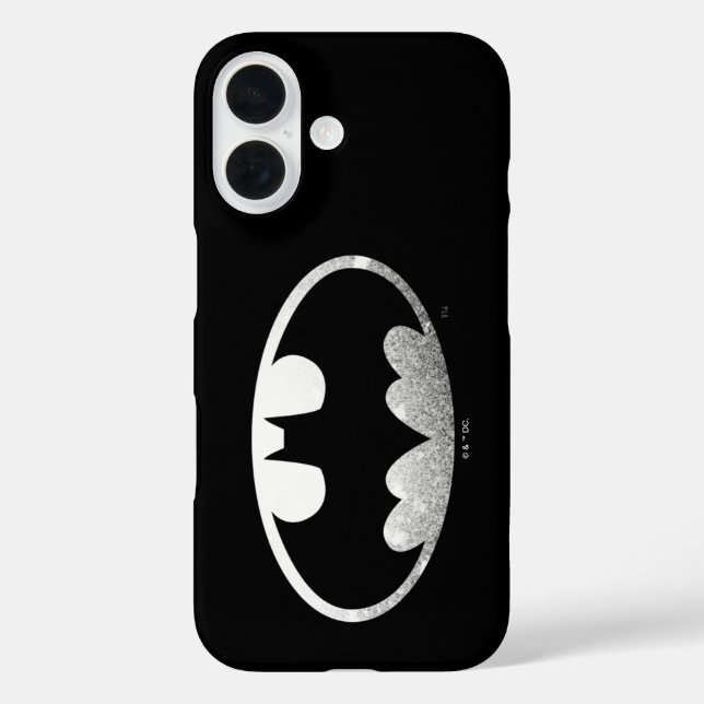 Batman Symbol | Grainy-Logo Case-Mate iPhone Hülle (Rückseite)