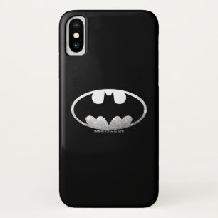 Batman Symbol Grainy-Logo iPhone X Hülle