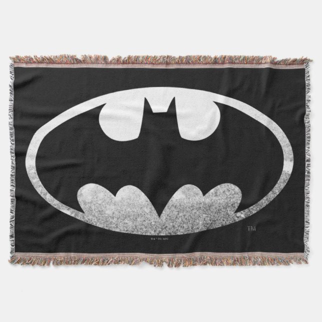 Batman Symbol | Grainy-Logo Decke (Vorderseite)