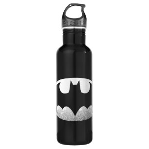 Batman Symbol Grainy-Logo Edelstahlflasche