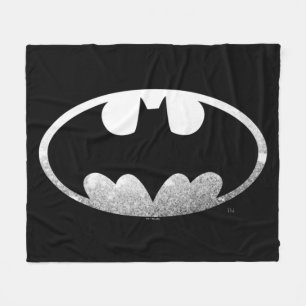 Batman Symbol   Grainy-Logo Fleecedecke
