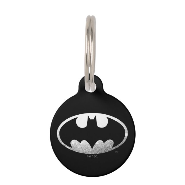 Batman Symbol | Grainy-Logo Haustiermarke (Vorderseite)