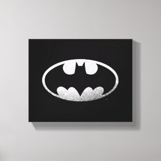 Batman Symbol | Grainy-Logo Leinwanddruck