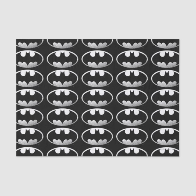 Batman Symbol | Grainy-Logo Seidenpapier (Vorderseite)