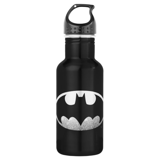 Batman Symbol | Grainy-Logo Trinkflasche (Vorderseite)