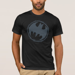 Batman Symbol   Graues Grunge-Logo T-Shirt