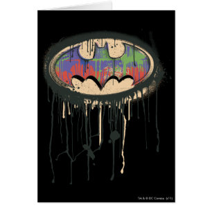 Batman Symbol   Green Lila Red Logo