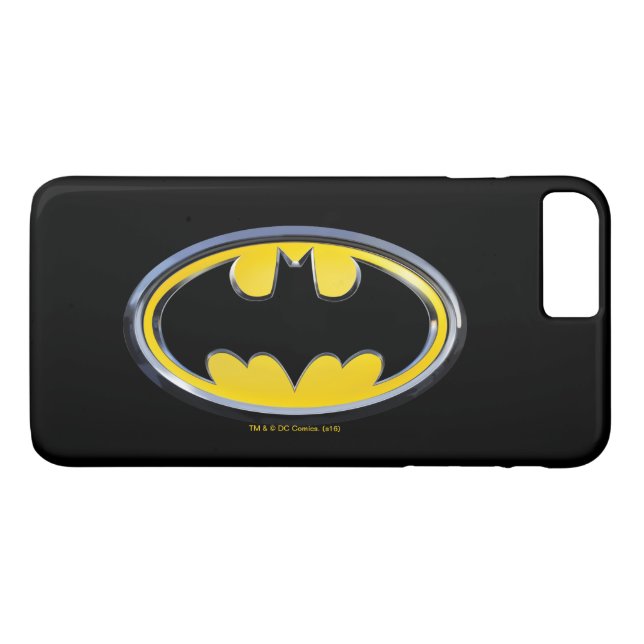 Batman Symbol | Klassisches Logo Case-Mate iPhone Hülle (Rückseite (Horizontal))