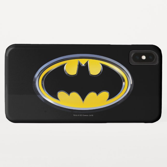 Batman Symbol | Klassisches Logo Case-Mate iPhone Hülle (Rückseite (Horizontal))