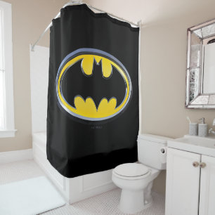 Batman Symbol Klassisches Logo Duschvorhang
