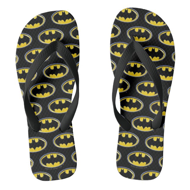 Batman Symbol | Klassisches Logo Flip Flops (Fußbett)