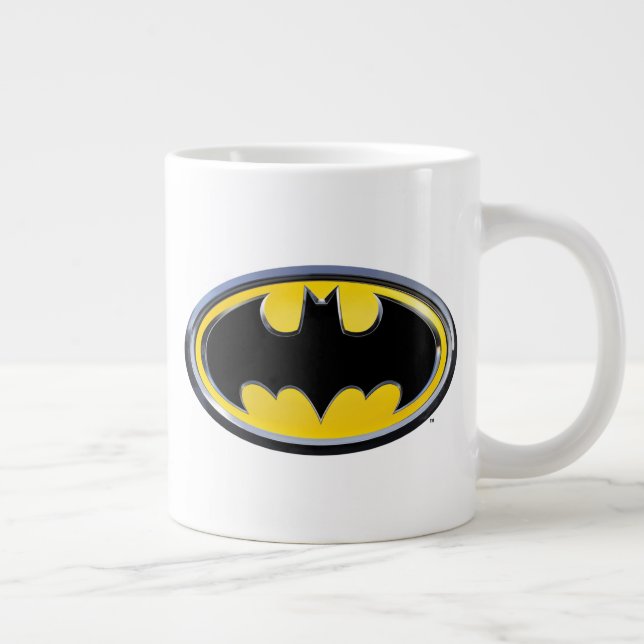 Batman Symbol | Klassisches Logo Jumbo-Tasse (Rechts)