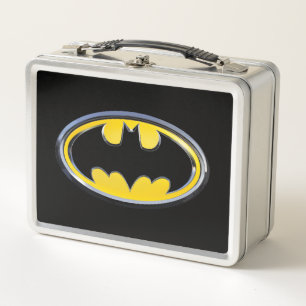 Batman Symbol   Klassisches Logo Metall Brotdose