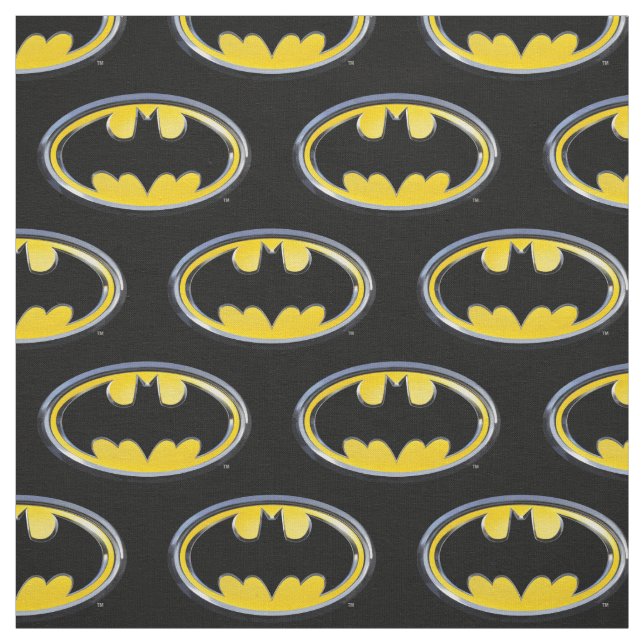 Batman Symbol | Klassisches Logo Stoff (Muster)