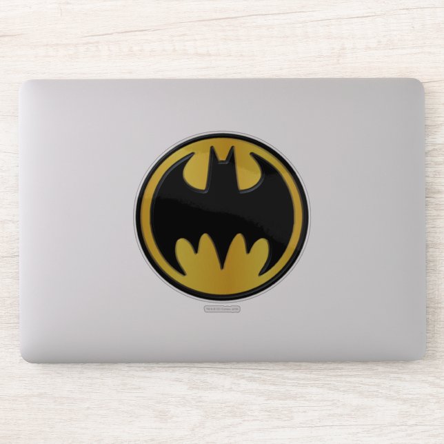 Batman Symbol | Klassisches Round-Logo Aufkleber (Computer)