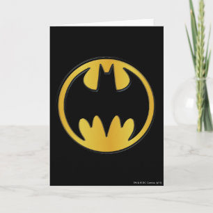 Batman Symbol   Klassisches Round-Logo Karte