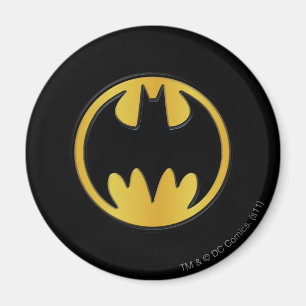 Batman Symbol   Klassisches Round-Logo Magnet