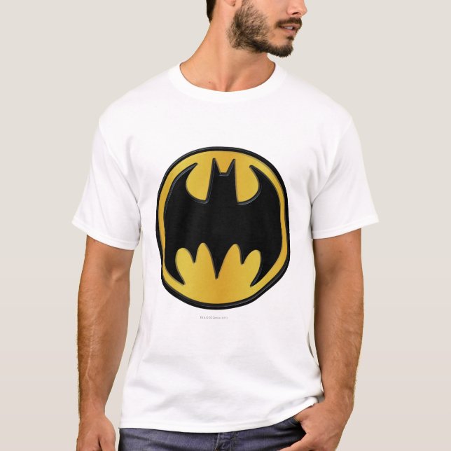 Batman Symbol | Klassisches Round-Logo T-Shirt (Vorderseite)