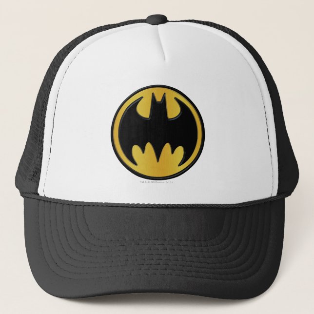 Batman Symbol | Klassisches Round-Logo Truckerkappe (Vorderseite)