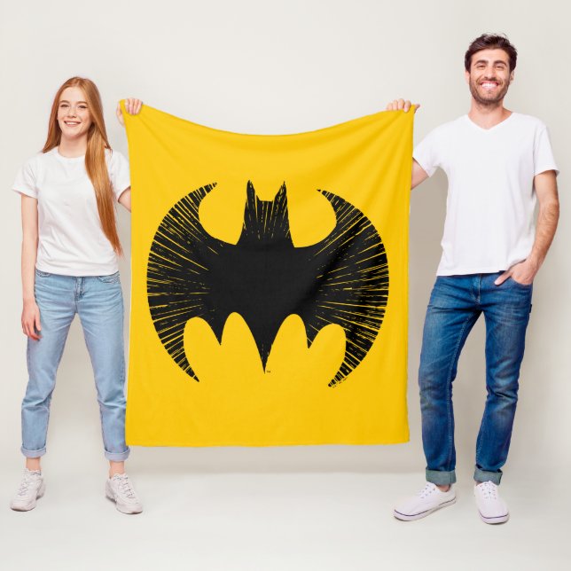Batman Symbol Logo | Fleecedecke (Beispiel)